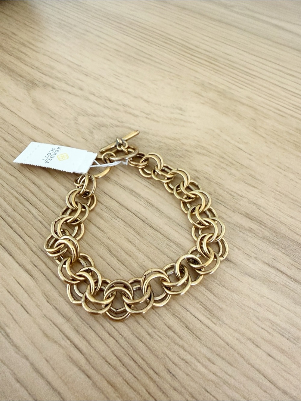 NEW Kendra Scott Double Linked Chain Bracelet Read Description - Picture 2 of 3